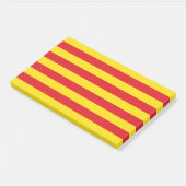Post-it® Notes avec le drapeau de Catalogne (Incliné)