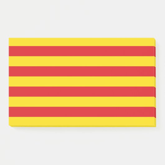 Post-it® Notes avec le drapeau de Catalogne (Devant)