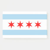 Post-it® Notes avec le drapeau de Chicago, Illinois, USA (Devant)