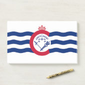 Post-it® Notes avec le drapeau de Cincinnati City, USA (Sur un bureau)