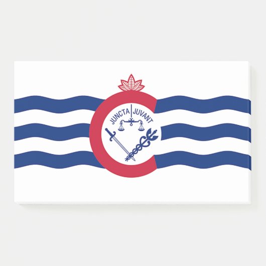 Post-it® Notes avec le drapeau de Cincinnati City, USA (Devant)