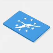 Post-it® Notes avec le drapeau de Corpus Christi, États-Uni (Incliné)