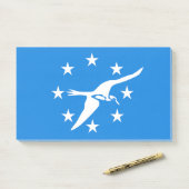 Post-it® Notes avec le drapeau de Corpus Christi, États-Uni (Sur un bureau)