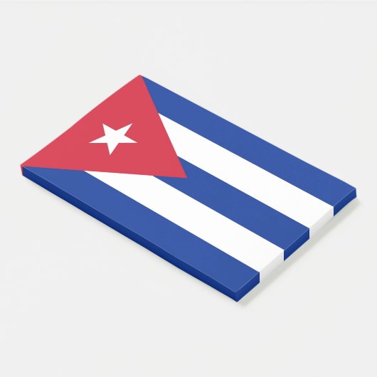 Post-it® Notes avec le drapeau de Cuba (Incliné)