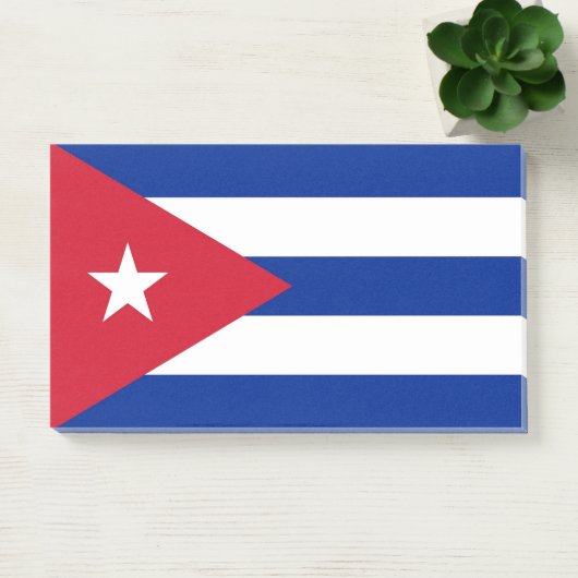 Post-it® Notes avec le drapeau de Cuba (Bureau)