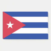Post-it® Notes avec le drapeau de Cuba (Devant)
