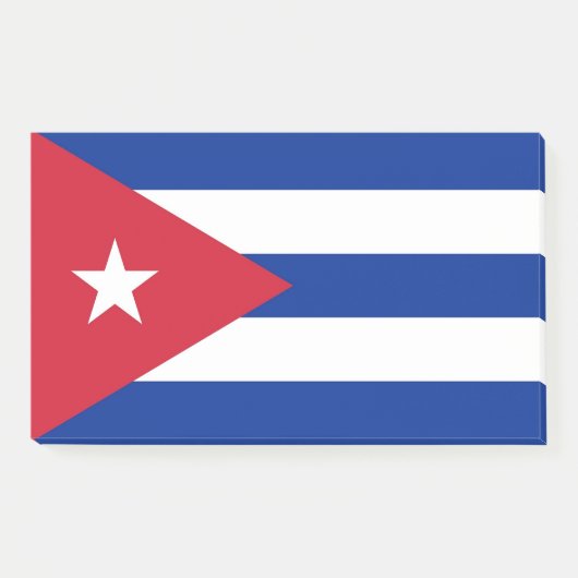 Post-it® Notes avec le drapeau de Cuba (Devant)