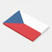 Post-it® Notes avec le drapeau de Czechia (Incliné)