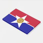 Post-it® Notes avec le drapeau de Dallas, USA (Incliné)