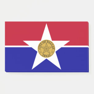 Post-it® Notes avec le drapeau de Dallas, USA