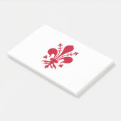 Post-it® Notes avec le drapeau de Florence, Toscane, Italie (Incliné)