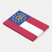 Post-it® Notes avec le drapeau de Géorgie, États-Unis (Incliné)