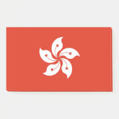 Post-it® Notes avec le drapeau de Hong Kong (Devant)