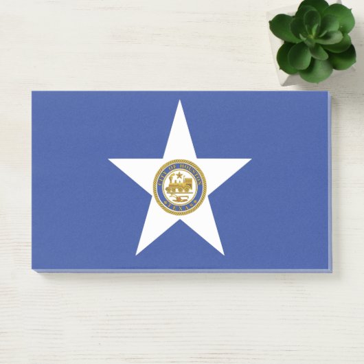 Post-it® Notes avec le drapeau de Houston, USA (Bureau)