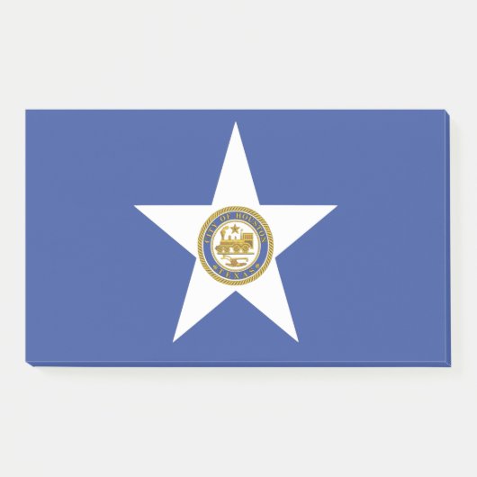 Post-it® Notes avec le drapeau de Houston, USA (Devant)
