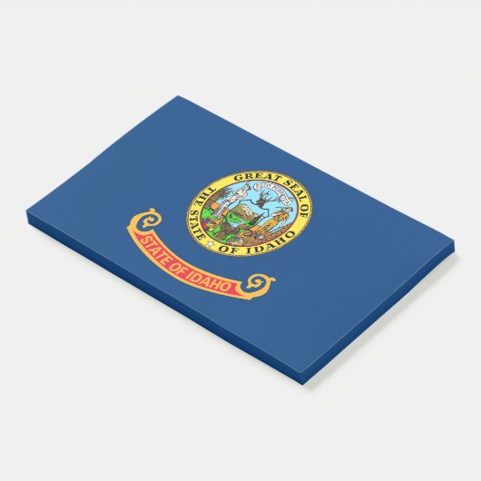 Post-it® Notes avec le drapeau de Idaho, États-Unis (Incliné)