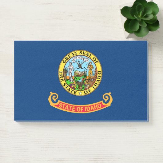 Post-it® Notes avec le drapeau de Idaho, États-Unis (Bureau)