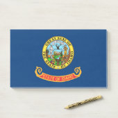 Post-it® Notes avec le drapeau de Idaho, États-Unis (Sur un bureau)