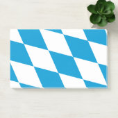 Post-it® Notes avec le drapeau de la Bavière, Allemagne (Bureau)