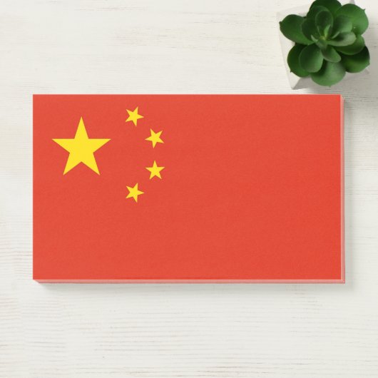 Post-it® Notes avec le drapeau de la Chine (Bureau)