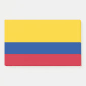 Post-it® Notes avec le drapeau de la Colombie (Devant)