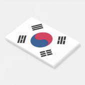 Post-it® Notes avec le drapeau de la Corée du Sud (Incliné)
