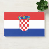 Post-it® Notes avec le drapeau de la Croatie (Bureau)