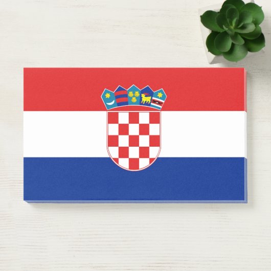 Post-it® Notes avec le drapeau de la Croatie (Bureau)