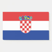 Post-it® Notes avec le drapeau de la Croatie (Devant)