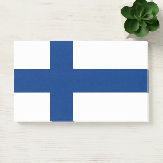 Post-it® Notes avec le drapeau de la Finlande (Bureau)