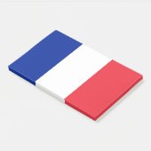 Post-it® Notes avec le drapeau de la France (Incliné)