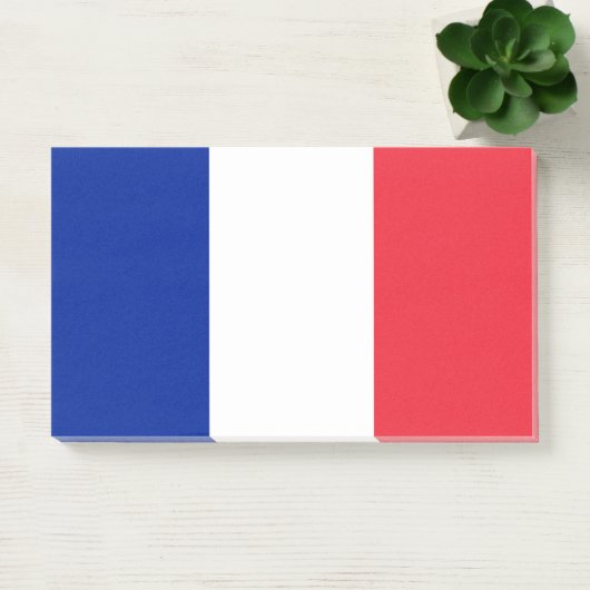 Post-it® Notes avec le drapeau de la France (Bureau)
