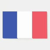 Post-it® Notes avec le drapeau de la France (Devant)
