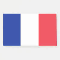 Notes avec le drapeau de la France