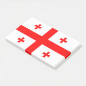 Post-it® Notes avec le drapeau de la Géorgie (Incliné)