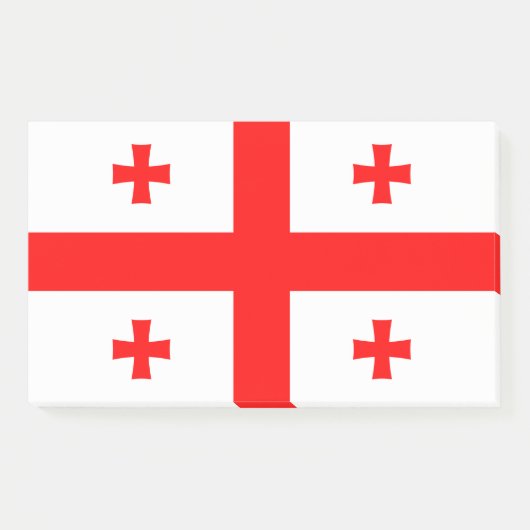 Post-it® Notes avec le drapeau de la Géorgie (Devant)
