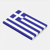 Post-it® Notes avec le drapeau de la Grèce (Incliné)