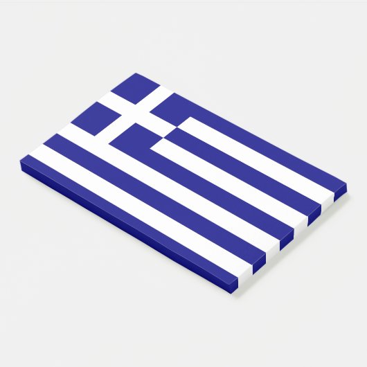 Post-it® Notes avec le drapeau de la Grèce (Incliné)