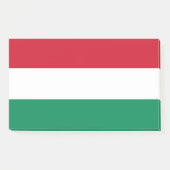 Post-it® Notes avec le drapeau de la Hongrie (Devant)