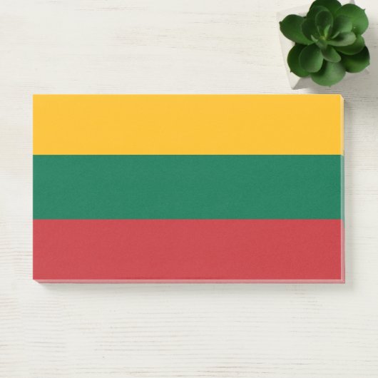 Post-it® Notes avec le drapeau de la Lituanie (Bureau)