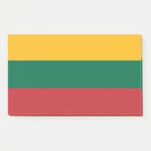 Post-it® Notes avec le drapeau de la Lituanie (Devant)