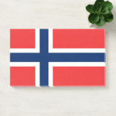 Post-it® Notes avec le drapeau de la Norvège (Bureau)