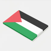Post-it® Notes avec le drapeau de la Palestine (Incliné)