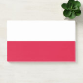 Post-it® Notes avec le drapeau de la Pologne (Bureau)