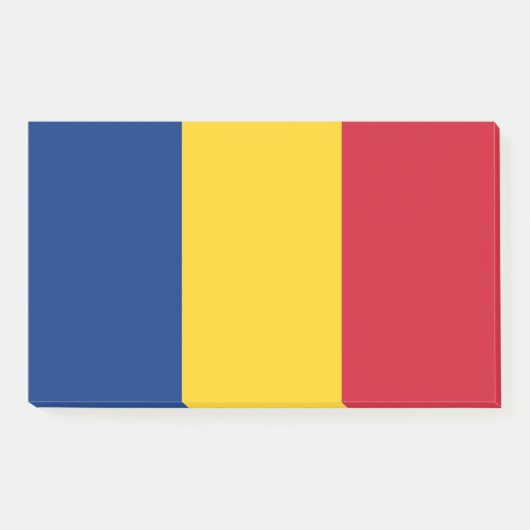 Post-it® Notes avec le drapeau de la Roumanie (Devant)