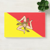 Post-it® Notes avec le drapeau de la Sicile (Bureau)