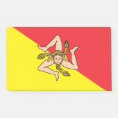 Post-it® Notes avec le drapeau de la Sicile (Devant)