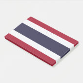Post-it® Notes avec le drapeau de la Thaïlande (Incliné)