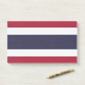 Post-it® Notes avec le drapeau de la Thaïlande (Sur un bureau)