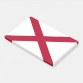 Post-it Notes avec le drapeau de l'Alabama, USA (Incliné)